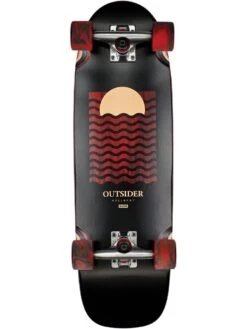 Globe Outsider 27 Inch Complete Skateboard - Hellbent/Red