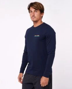 Rip Curl Icons Of Surf L/Sleeve UV Tee - Navy
