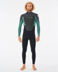 Rip Curl Omega 3/2mm Back Zip Summer Wetsuit 2023 - Muted Green