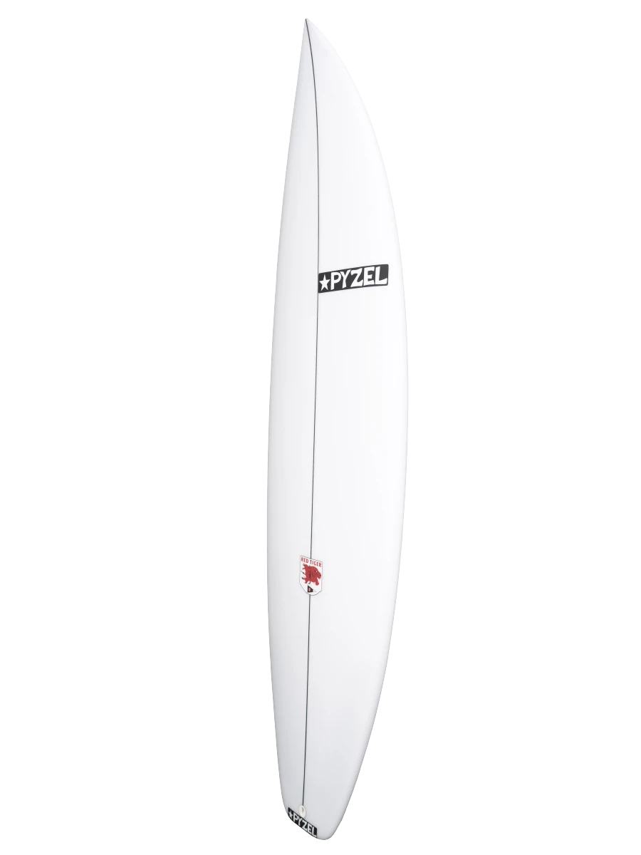 Pyzel Red Tiger High Performance Surfboard - White 4 Pyzel Red Tiger High Performance Surfboard - White - Image 2