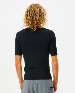 Rip Curl Corps Short Sleeve UV Tee - Black -Cheap Surfboards Store 130752 12jmrv 0090 3