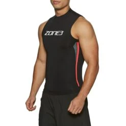 Zone3 Neoprene Unisex Warmth Vest In Black/Red