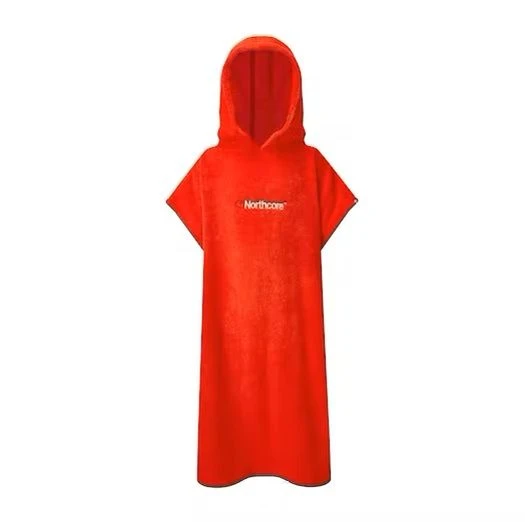 Northcore Beach Basha Childrens Changing Robe - Red 3 Northcore Beach Basha Childrens Changing Robe - Red