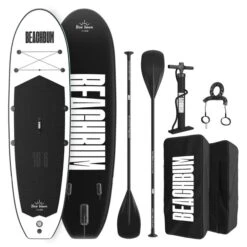 Beachbum New Dawn Complete SUP Package - Black/White