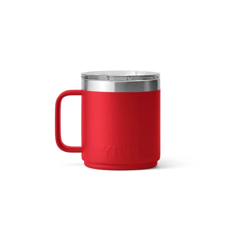 Yeti Rambler 10oz Mug With MagSlider Lid - Rescue Red 4 Yeti Rambler 10oz Mug With MagSlider Lid - Rescue Red - Image 2
