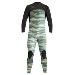 Xcel Comp 3/2mm Mens Chest Zip Wetsuit 2023 - Camo