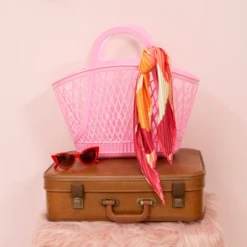 Sun Jellies Betty Basket Tote Bag - Bubblegum Pink -Cheap Surfboards Store 3