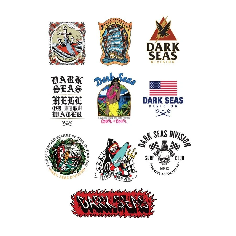 Dark Seas Assorted Sticker Pack VIII - 10 Pack 3 Dark Seas Assorted Sticker Pack VIII - 10 Pack