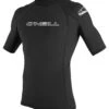 O'Neill Basic Skins S/S Crew UV50+ Rash Vest - Black -Cheap Surfboards Store 3341 002 f web detail