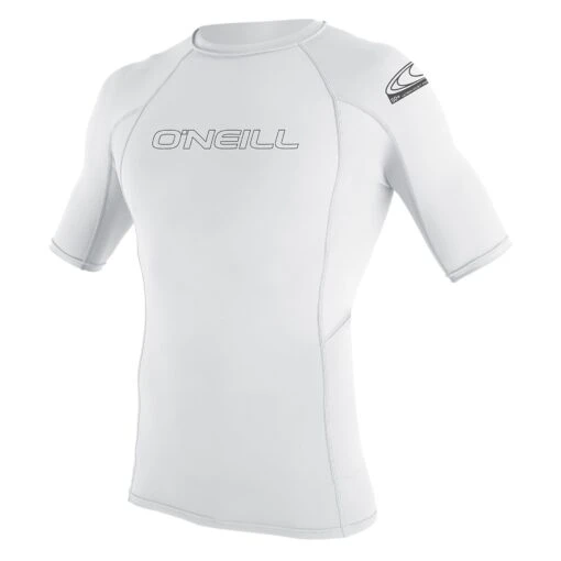O'Neill Basic Skins Rash Vest - White -Cheap Surfboards Store 3341 025 f web