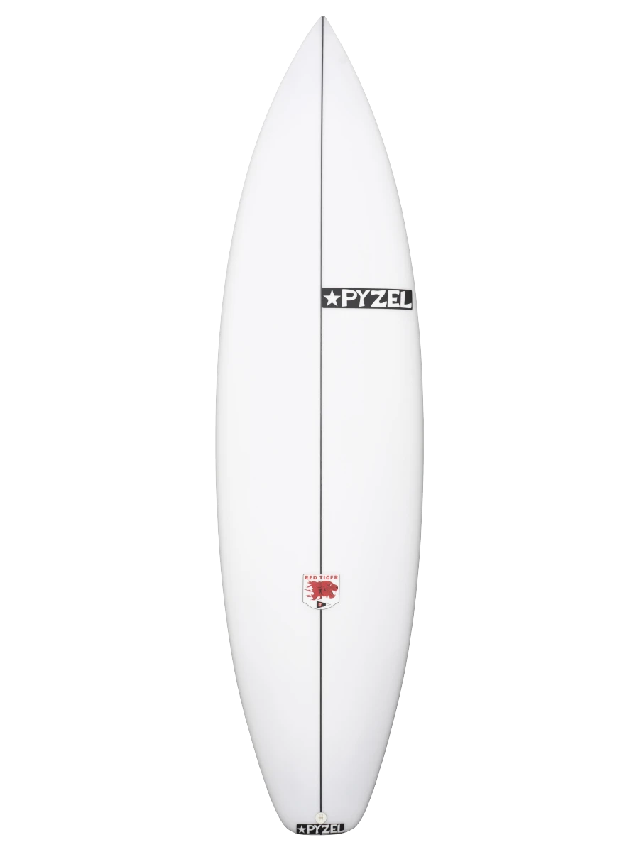 Pyzel Red Tiger High Performance Surfboard - White 3 Pyzel Red Tiger High Performance Surfboard - White