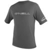 O'Neill Basic Skins Mens Short Sleeve Sun Tee Shirt - Graphite -Cheap Surfboards Store 3402 009 f