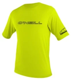O'Neill Basic Skins Mens Sun Tee Shirt - Lime