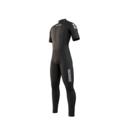 Mystic Brand 3/2mm Mens Short Arm Back Zip Wetsuit 2023 - Black
