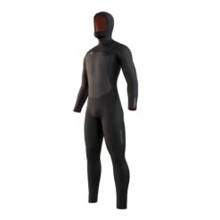 Mystic Voltt 6/4/3mm Mens Hooded Chest Zip Wetsuit 2023 - Black