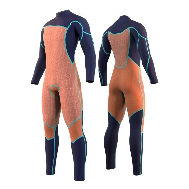 Mystic Majestic Chest Zip 4/3mm Men's Wetsuit - Night Blue 6 Mystic Majestic Chest Zip 4/3mm Men's Wetsuit - Night Blue - Image 4