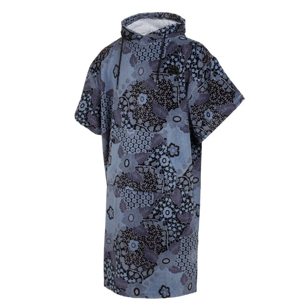 Mystic Velours AOP Poncho - Black/Blue 3 Mystic Velours AOP Poncho - Black/Blue