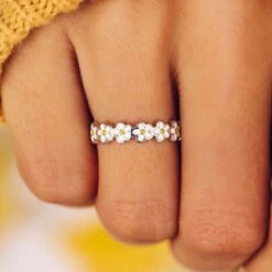 Pura Vida Painted Blooms Silver Ring 12 Pura Vida Painted Blooms Silver Ring -Cheap Surfboards Store 3f9a5258copy 800x800 crop center