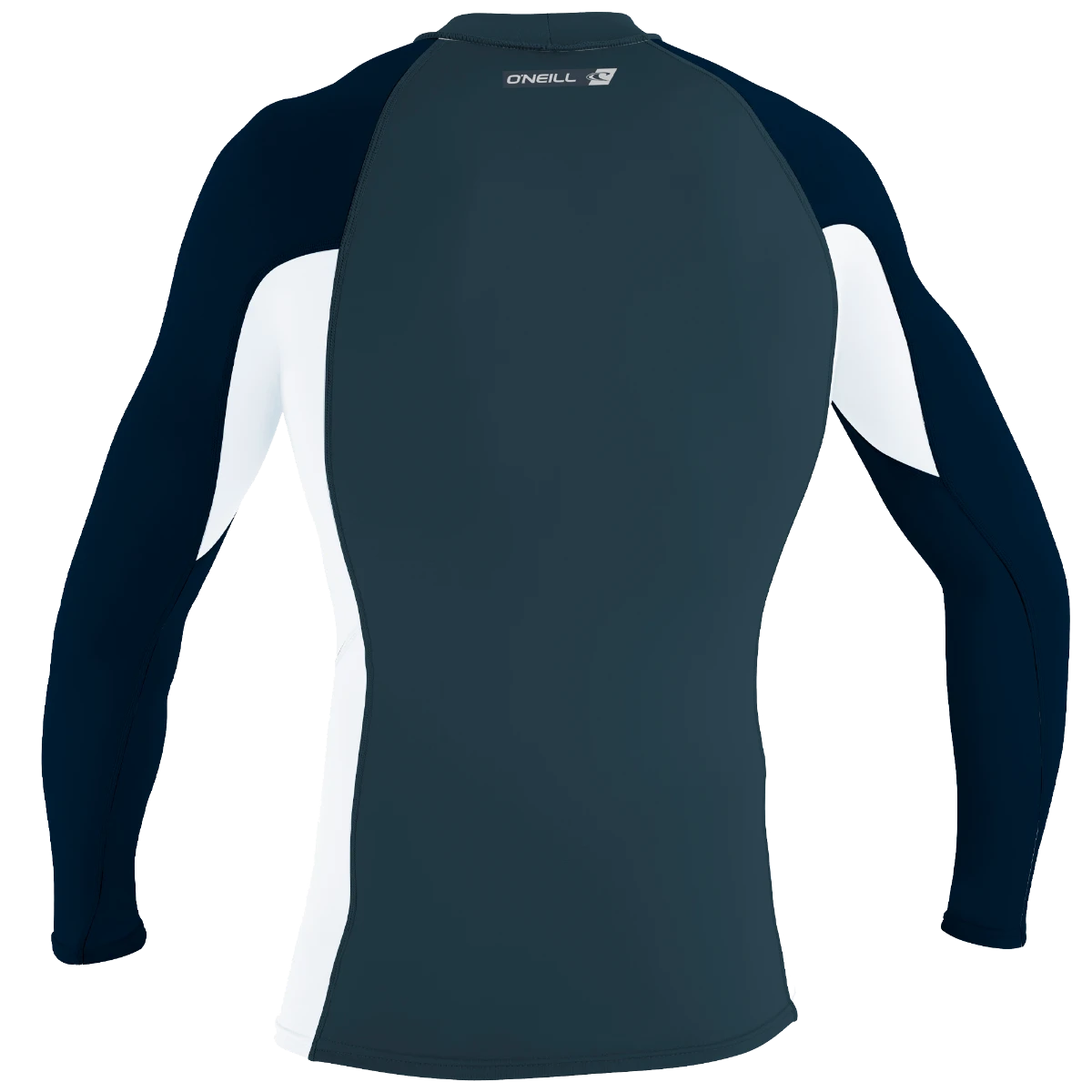 O'Neill Premium Skins Mens Long Sleeve UV50+ Rash Guard - Cadet Blue/White Abyss 4 O'Neill Premium Skins Mens Long Sleeve UV50+ Rash Guard - Cadet Blue/White Abyss - Image 2