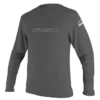 O'Neill Basic Skins Mens Long Sun Shirt - Graphite