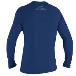 O'Neill Basic Skins Mens Long Sun Shirt - Navy -Cheap Surfboards Store 4339 016 b