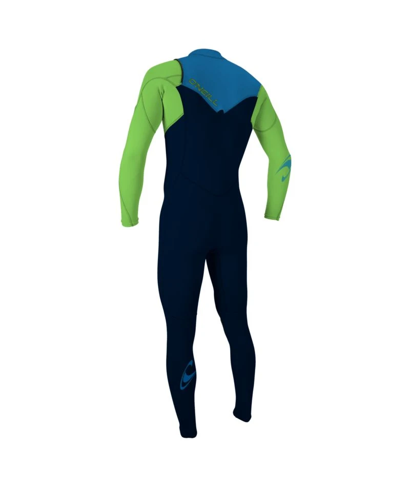 O'Neill Hammer 3/2mm Chest Zip Wetsuit - Abyss/Dayglo/Ocean 4 O'Neill Hammer 3/2mm Chest Zip Wetsuit - Abyss/Dayglo/Ocean - Image 2