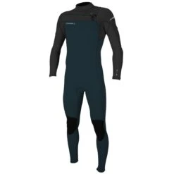 O'Neill Hammer 3/2mm Chest Zip Mens Summer Wetsuit 2023 - Slate/Black