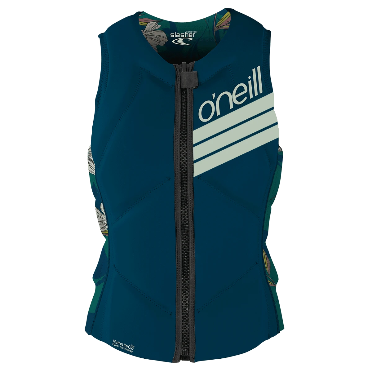 O'Neill Slasher Comp Womens Impact Vest - French Navy/ Bridget 3 O'Neill Slasher Comp Womens Impact Vest - French Navy/ Bridget