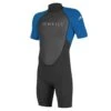 O'Neill Reactor 2 2mm Back Zip Shorty Wetsuit 2023 - Black / Ocean -Cheap Surfboards Store 5041 ej7 f