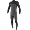 O'Neill Hyperfreak 3/2+mm Chest Zip Wetsuit 2023 - Smoke/Raven