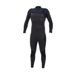 O'Neill Hyperfreak 5/4+mm Chest Zip Mens Wetsuit - Raven/Black