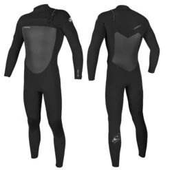 O'Neill Epic 4/3mm Chest Zip Wetsuit 2023 - Black