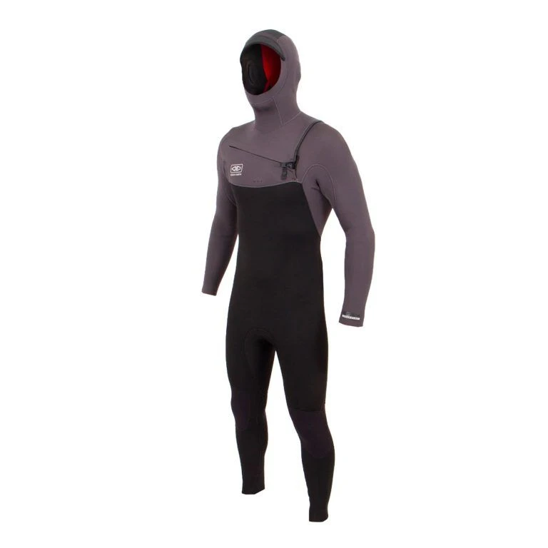 Ocean And Earth Free-Flex 5/4mm Chest Zip Hooded Wetsuit - Charcoal 3 Ocean And Earth Free-Flex 5/4mm Chest Zip Hooded Wetsuit - Charcoal