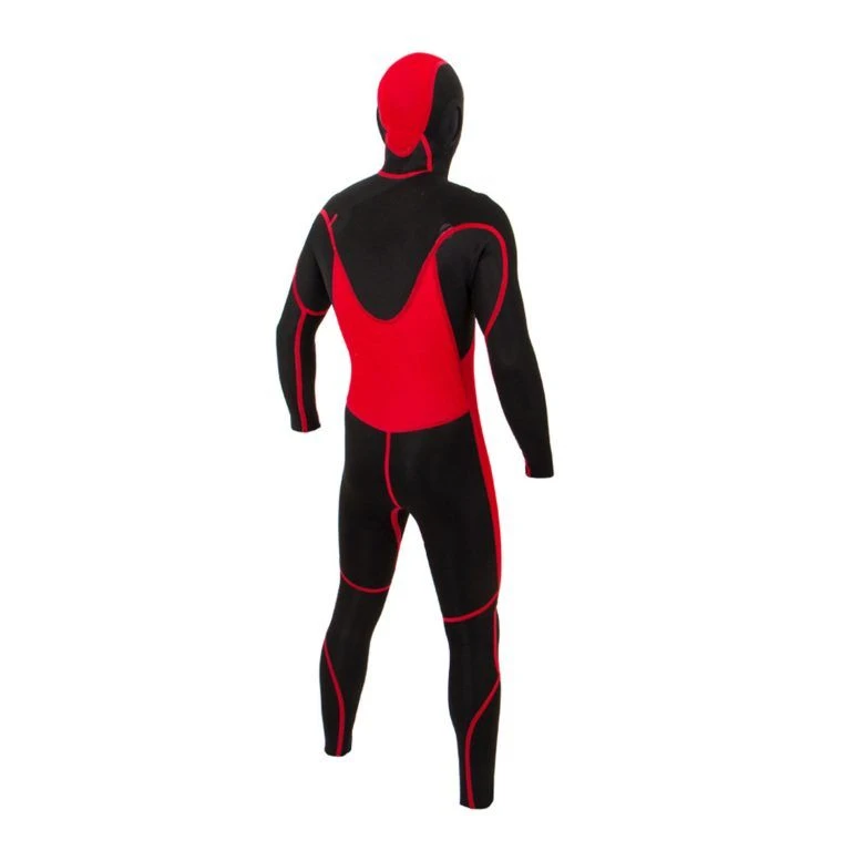 Ocean And Earth Free-Flex 5/4mm Chest Zip Hooded Wetsuit - Charcoal 6 Ocean And Earth Free-Flex 5/4mm Chest Zip Hooded Wetsuit - Charcoal - Image 4