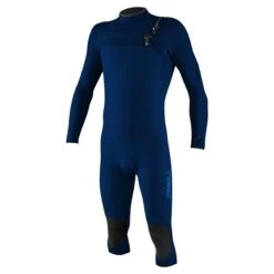 O'Neill Hyperfreak 4/3+mm Chest Zip LS Overknee Wetsuit - Navy