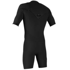 O'Neill Hyperfreak 2mm Mens Chest Zip Shorty Wetsuit 2023 - Black -Cheap Surfboards Store 5495 a00 b