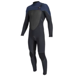 O'Neill Psycho Tech 5/4+mm Chest Zip Wetsuit 2023 - Black/Navy