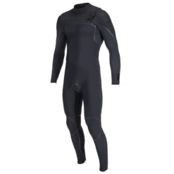 O'Neill Hyperfreak Fire 5/4+mm Chest Zip Mens Wetsuit 2023 - Black