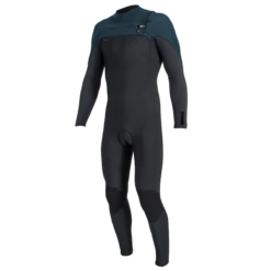 O'Neill Blueprint Windfreak 5/4+mm Chest Zip Wetsuit 2023 - Black/Cadet Blue