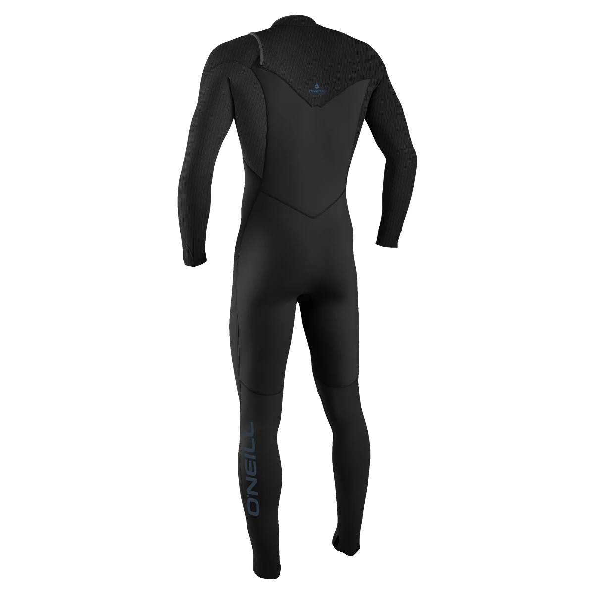 O'Neill Hyperfreak Wind 4/3+mm Mens Chest Zip Full Wetsuit 2023 - Black 4 O'Neill Hyperfreak Wind 4/3+mm Mens Chest Zip Full Wetsuit 2023 - Black - Image 2