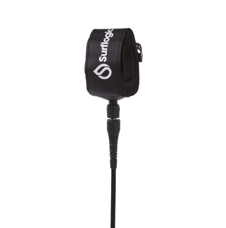 Surflogic Aircomp 6ft Leash - Black 3 Surflogic Aircomp 6ft Leash - Black