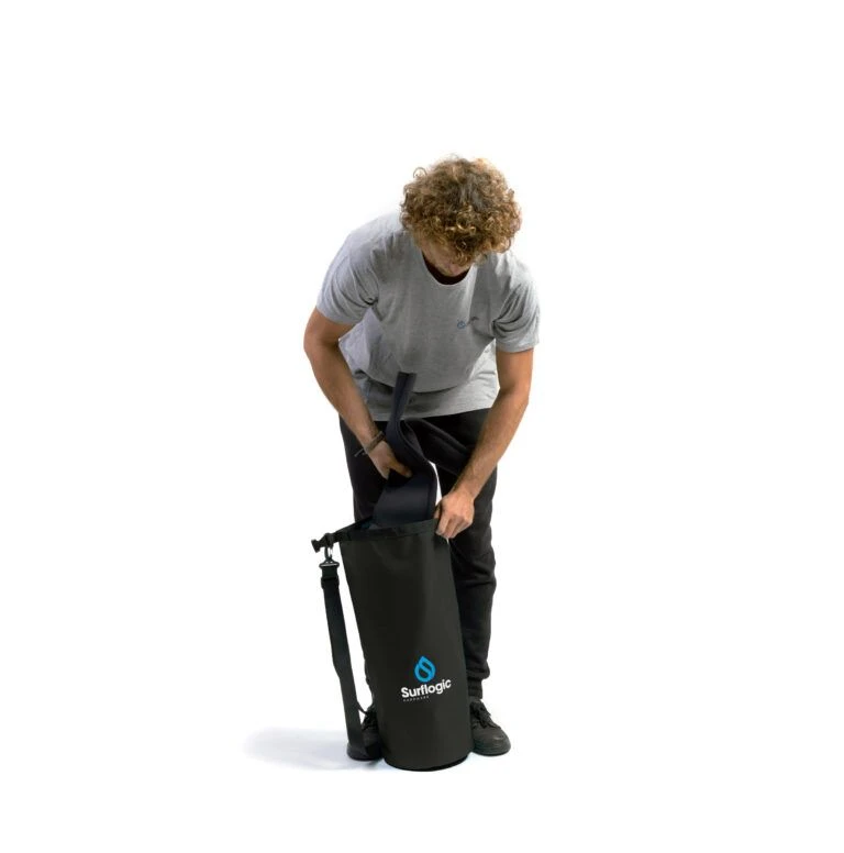 Surflogic Waterproof 20L Dry Tube Bag - Black 4 Surflogic Waterproof 20L Dry Tube Bag - Black - Image 2