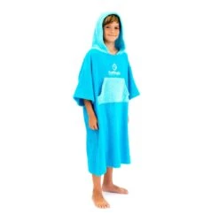 Surflogic Junior Boys Poncho Changing Towel - Turquoise -Cheap Surfboards Store 59806 2