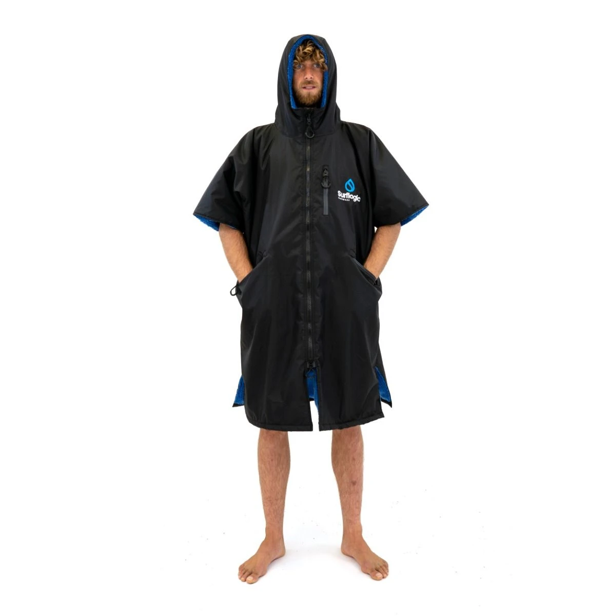 Surflogic Storm Short Sleeve Robe - Black 3 Surflogic Storm Short Sleeve Robe - Black