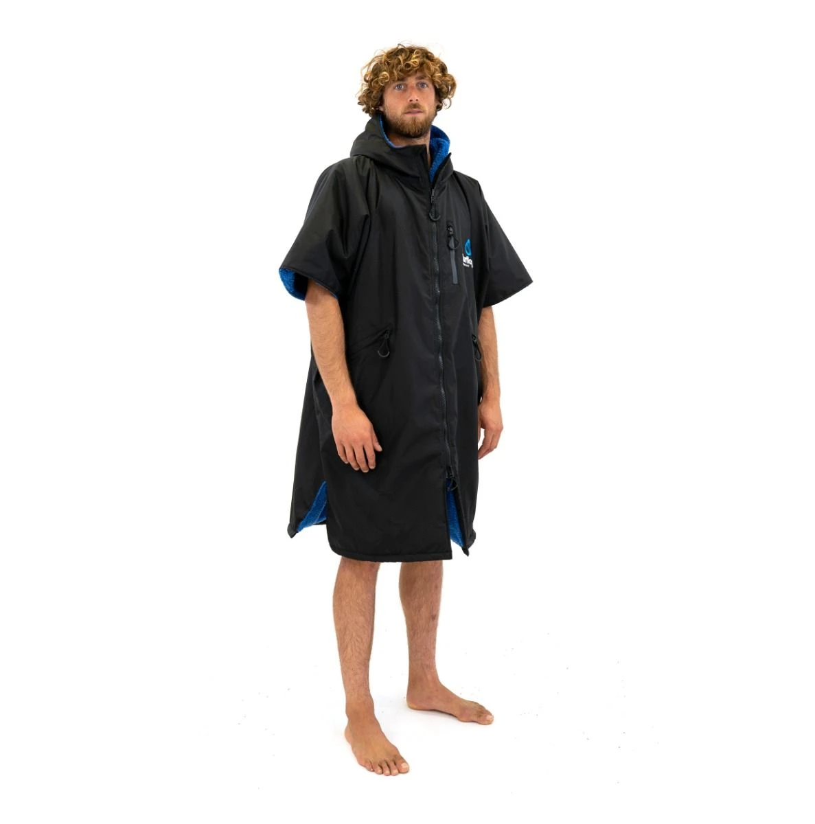 Surflogic Storm Short Sleeve Robe - Black 4 Surflogic Storm Short Sleeve Robe - Black - Image 2