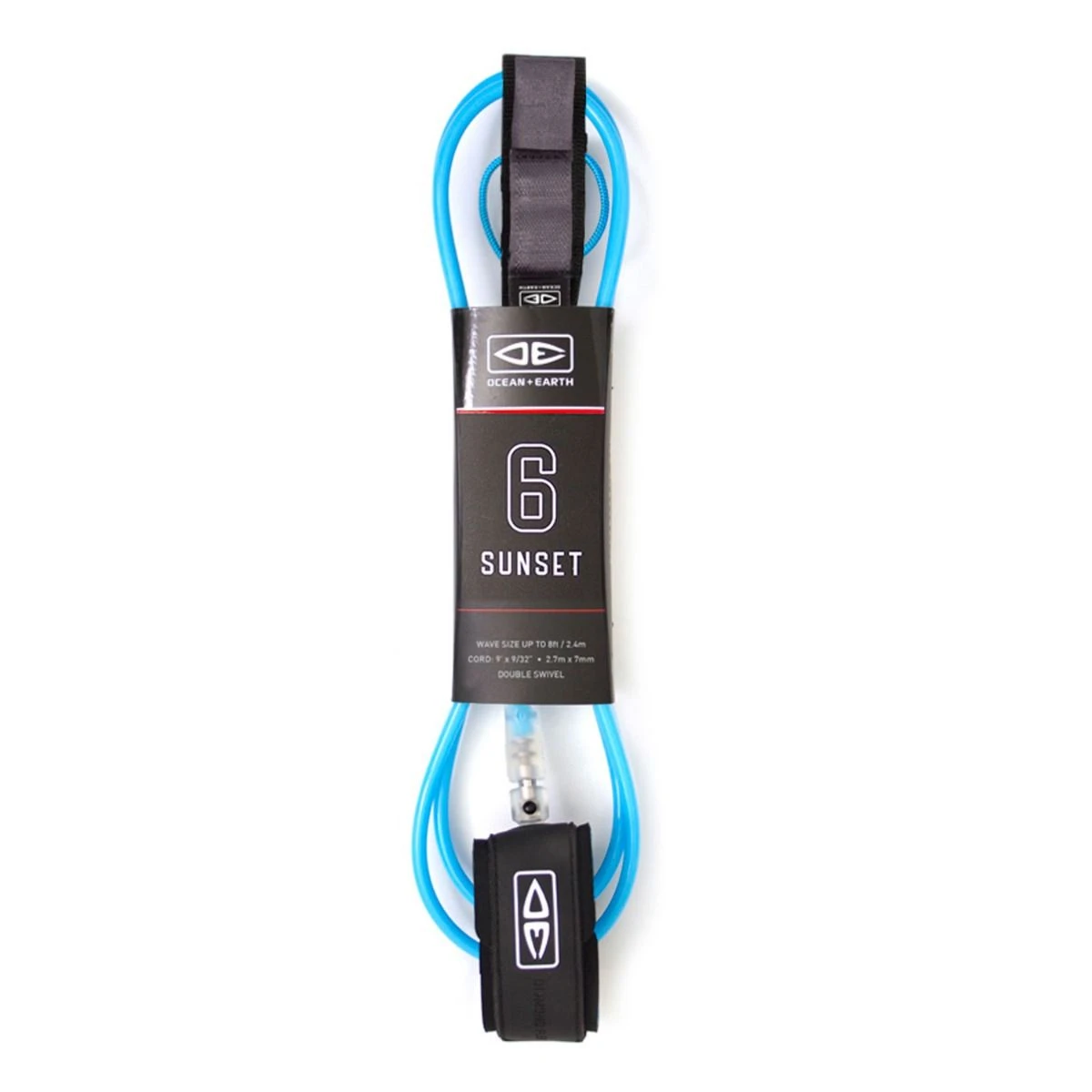 Ocean & Earth 6ft Sunset Leash - Blue 3 Ocean & Earth 6ft Sunset Leash - Blue