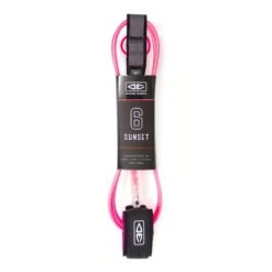Ocean And Earth Sunset Moulded 6ft Leash In Pink