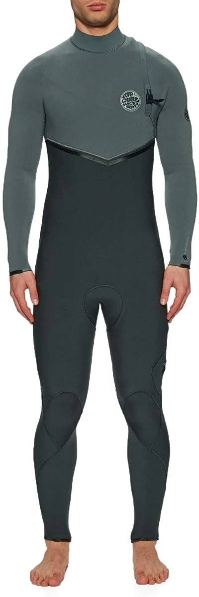 Rip Curl Flashbomb 4/3mm Mens Zip Free Wetsuit - Grey 3 Rip Curl Flashbomb 4/3mm Mens Zip Free Wetsuit - Grey