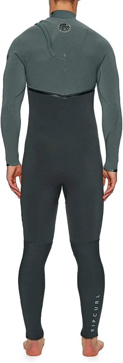 Rip Curl Flashbomb 4/3mm Mens Zip Free Wetsuit - Grey 4 Rip Curl Flashbomb 4/3mm Mens Zip Free Wetsuit - Grey - Image 2