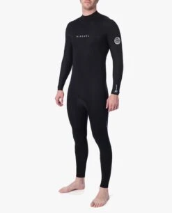 Rip Curl Dawn Patrol 5/3mm Back Zip Mens Wetsuit - Black